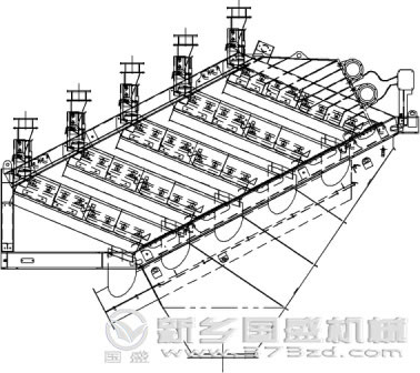 德瑞克振動篩結構圖